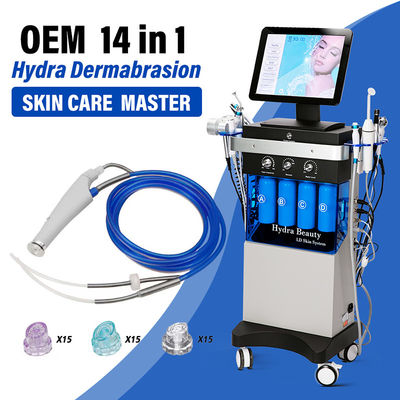 خرید 14 in 1 Multifunction Hydra Facial Machine Microdermabrasion Peeling and Water Skin Peeling for Deep Skin Cleansing and Nourishment تولید آنلاین