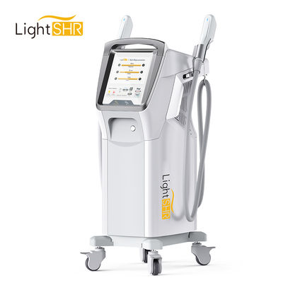 خرید 2 دسته OPT SHR IPL لیزر موهای پاک کننده جوانسازی پوست ماشین زیبایی تولید آنلاین
