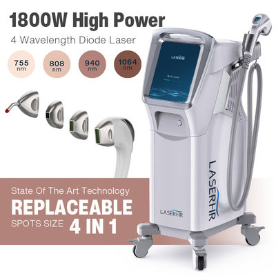 خرید 4 در 1 سفارشی 808nm الکساندریت Nd Yag کلینیکی دیود لیزر موهای پاک کننده ماشین برای فروش تولید آنلاین