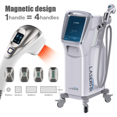 خرید 4 در 1 دایره ای ليزری دستگاه حذف مو قدرت بالا اندازه نقطه تنظیم شده تولید آنلاین