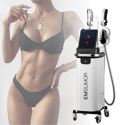 دستگاه مجسمه‌سازی تحریک عضلانی EMS با 4 دسته، لاغری بدن EMS، محرک شکل‌دهی عضلات EMS، دستگاه کاهش وزن و مجسمه‌سازی بدن RF